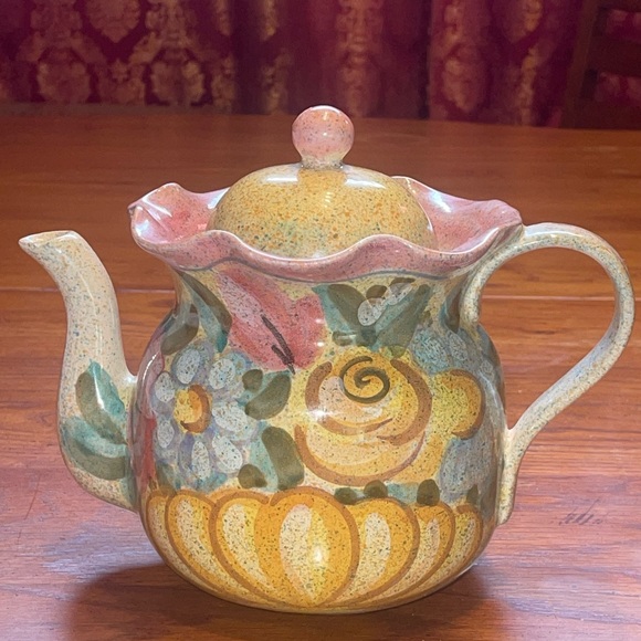 Decorative Handmade Italian Pot (1990s) - Picture 1 of 15